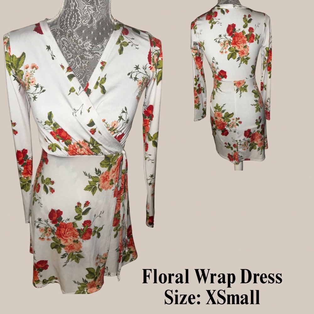 Floral Wrap Dress